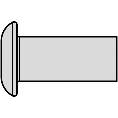 GESIPA® - Magazin-Blindniet G-Speed Alu Flachrundkopf 4,8 x 5,5 , Länge: 510 mm, Übergröße