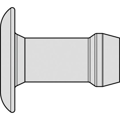 GESIPA® - Magazin-Blindniet Speed Bulb Alu Flachrundkopf 3,2 x 6,2 Übergröße
