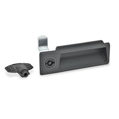 Ganter Norm® - 731.2-VDE-5-33-1-SG Verriegelungen mit Griffschale, mit Stahl-Riegel