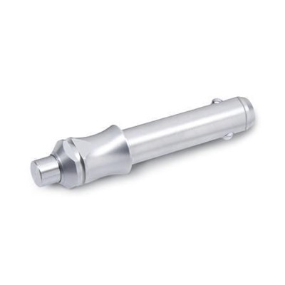 Ganter Norm® - 113.4-6-45 Edelstahl-Kugelsperrbolzen mit Griffmulde, Werkstoff 1.4542