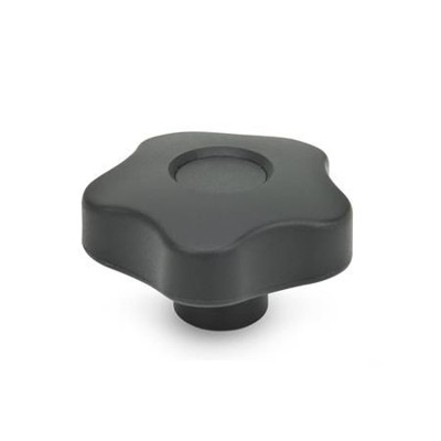 Ganter Norm® - 5337.7-50-M8-E Sterngriffe, Kunststoff, Buchse Edelstahl