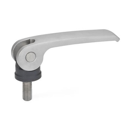 Ganter Norm® - 927.5-63-M6-35-B Exzenterspanner mit Schraube, Hebel Edelstahl