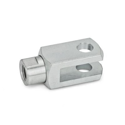 Ganter Norm® - 751.1-5-20-M5-A Gabelgelenke mit drehbarem Schaft