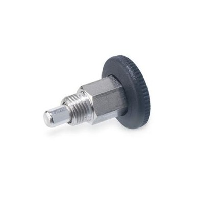 Ganter Norm® - 822.1-6-B-NI Miniraster, Rastmechanik offen