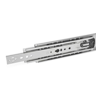 Ganter Norm® - 1440-700-B-1-ZB Teleskopschienen mit Vollauszug, Belastbarkeit bis 3250 N