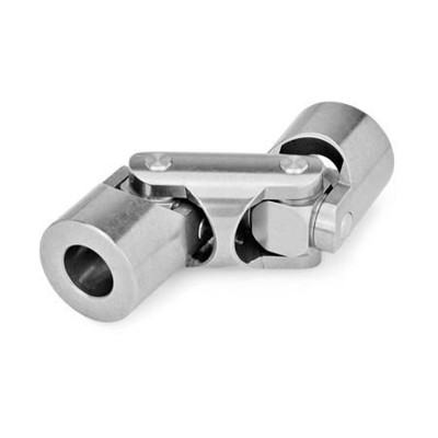 Ganter Norm® - 808-50-K25-163-DG-NI Kreuzgelenke mit Gleitlager, Edelstahl