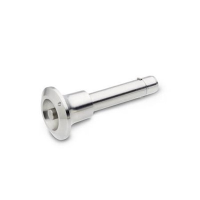 Ganter Norm® - 114.6-16-110 Steckbolzen mit Axialsicherung, Edelstahl 1.4305