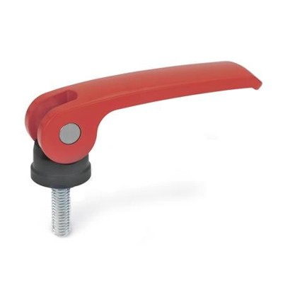 Ganter Norm® - 927-44-M5-40-B-R Exzenterspanner mit Schraube, Hebel Zink-Druckguss