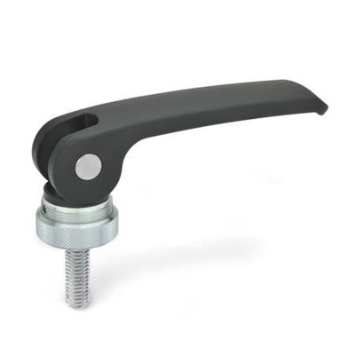 Ganter Norm® - 927-101-M10-60-A-B Exzenterspanner mit Schraube, Hebel Zink-Druckguss