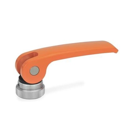 Ganter Norm® - 927.4-44-M4-A-O Exzenterspanner mit Edelstahl-Innengewinde, Hebel Zink-Druckguss