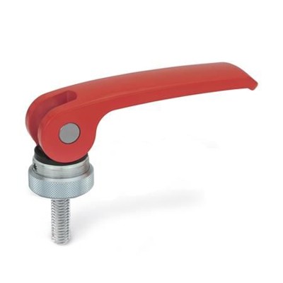 Ganter Norm® - 927-82-M8-50-A-R Exzenterspanner mit Schraube, Hebel Zink-Druckguss