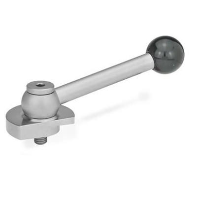 Ganter Norm® - 918.7-50-KV-R Edelstahl-Spannriegel, Klemmung nach unten