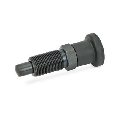 Ganter Norm® - 817-6-6-B Rastbolzen, Stahl / Kunststoff-Knopf