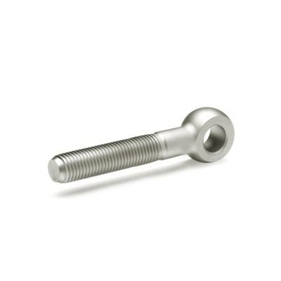 Ganter Norm® - 1524-M12-100-NI Edelstahl-Augenschrauben mit langem Gewinde