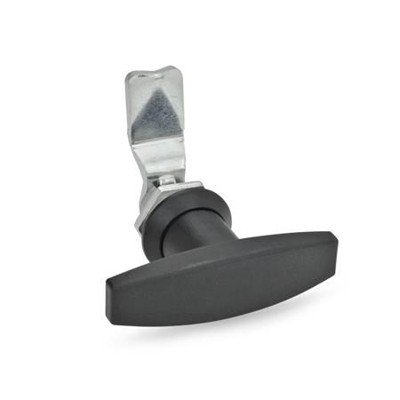 Ganter Norm® - 115-ST-38-SW Verriegelungen, mit Bedienelementen, Anschlagring schwarz