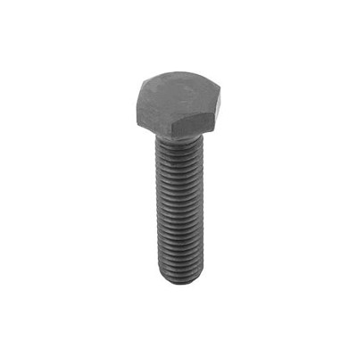 KIPP - SECHSKANTSCHRAUBE DIN933, GEWINDE DURCHGÄNGIG M06X20, STAHL 8.8 BLANK (SCHWARZ)