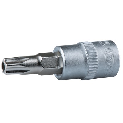 KSTOOLS® - 1/4" Bit-Stecknuss Torx mit Stirnlochbohrung, TB6