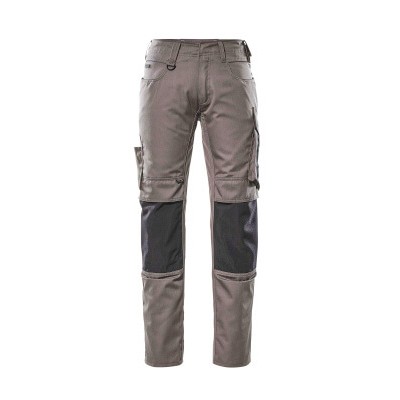 MASCOT® - Mannheim Hose mit Knietaschen UNIQUE, Anthrazit/Schwarz, Größe 82C42