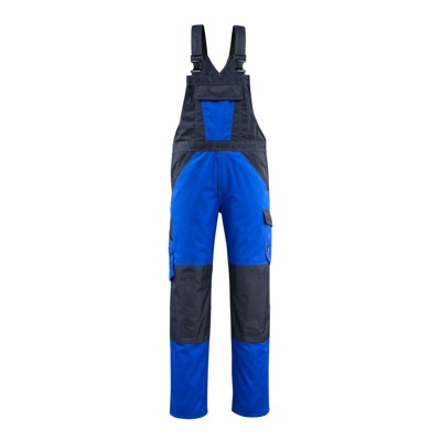 MASCOT® - Leeton Latzhose mit Knietaschen LIGHT, Kornblau/Schwarzblau, Größe 82C64