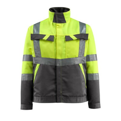 MASCOT® - Forster Jacke SAFE LIGHT, hi-vis Gelb/Dunkelanthrazit, Größe 4XL