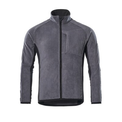 MASCOT® - Hannover Fleecejacke UNIQUE, Anthrazit/Schwarz, Größe XL