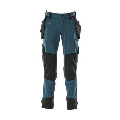 MASCOT® - Hose mit Hängetaschen ADVANCED, Dunkelpetroleum, Größe 76C47
