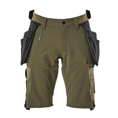 MASCOT® - Shorts mit Hängetaschen ADVANCED, Moosgrün, Größe C46