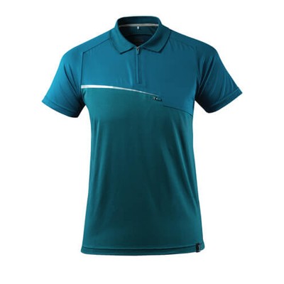MASCOT® - Polo-Shirt ADVANCED mit Brusttasche Dunkelpetroleum 17283-945-44, Größe 3XL