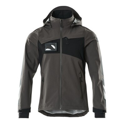 MASCOT® - Hard Shell Jacke ACCELERATE Dunkelanthrazit/Schwarz 18001-249-1809, Größe 2XL