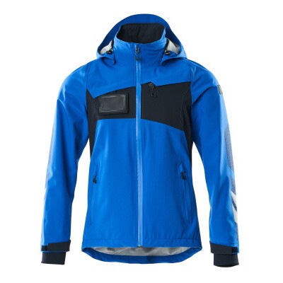 MASCOT® - Hard Shell Jacke ACCELERATE Azurblau/Schwarzblau 18001-249-91010, Größe XS