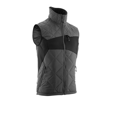 MASCOT® - Winterweste mit CLIMASCOT®, leicht, dunkelanthrazit/schwarz, Größe XL