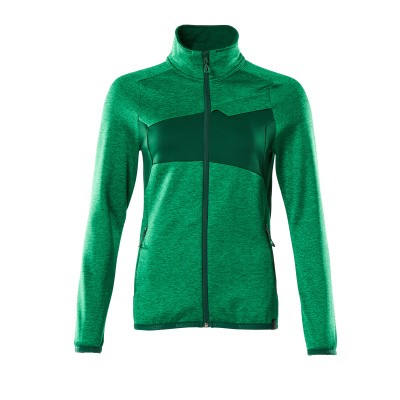 MASCOT® - Fleecepullover ACCELERATE mit Reißverschluss Grasgrün/Grün 18153-316-33303, Größe 4XL