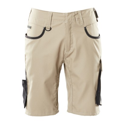MASCOT® - Shorts UNIQUE, Hellkhaki/Schwarz, Größe C60