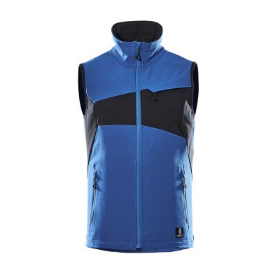 MASCOT® - Weste ACCELERATE Azurblau/Schwarzblau 18365-511-91010, Größe 3XL