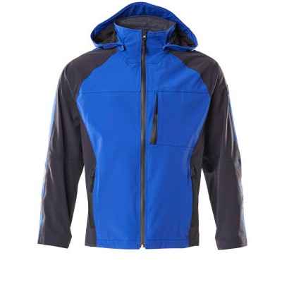 MASCOT® - Hard Shell Jacke UNIQUE, Kornblau/Schwarzblau, Größe 4XL