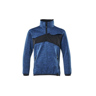 MASCOT® - Fleecepullover ACCELERATE für Kinder Azurblau/Schwarzblau 18903-316-91010, Größe 128