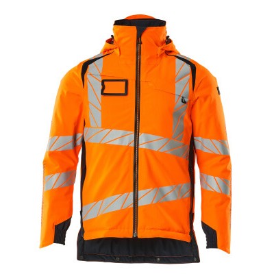 MASCOT® - Winterjacke ACCELERATE SAFE, hi-vis Orange/Schwarzblau, Größe M