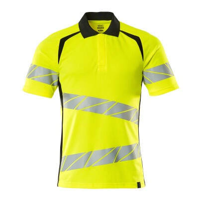 MASCOT® - Polo-Shirt ACCELERATE SAFE, hi-vis Gelb/Schwarz, Größe 5XL-ONE