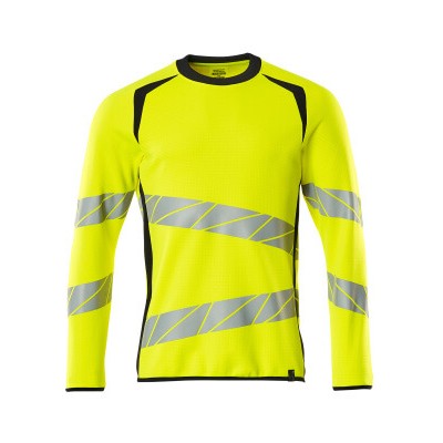 MASCOT® - Sweatshirt ACCELERATE SAFE, hi-vis Gelb/Schwarzblau, Größe S-ONE
