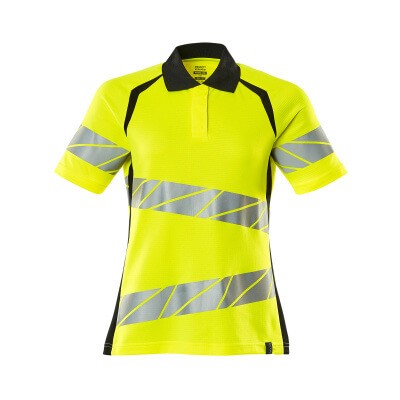 MASCOT® - Polo-Shirt ACCELERATE SAFE, hi-vis Gelb/Schwarz, Größe L-ONE