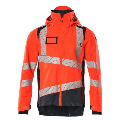 MASCOT® - Hard Shell Jacke ACCELERATE SAFE, hi-vis Rot/Schwarzblau, Größe 4XL