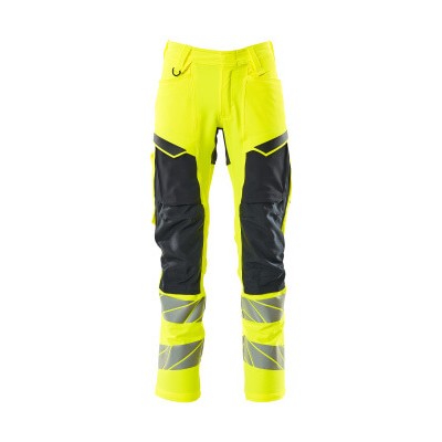 MASCOT® - Hose mit Knietaschen ACCELERATE SAFE, hi-vis Gelb/Schwarzblau, Größe 90C58