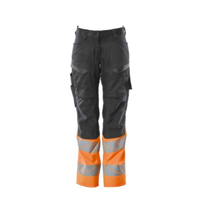 MASCOT® - Hose mit Knietaschen ACCELERATE SAFE, Dunkelanthrazit/hi-vis Orange, Größe 82C54