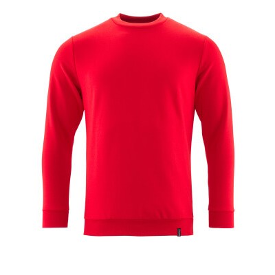 MASCOT® - Sweatshirt CROSSOVER, Verkehrsrot, Größe 6XL-ONE