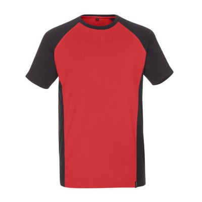 MASCOT® - T-Shirt UNIQUE, Rot/Schwarz, Größe M