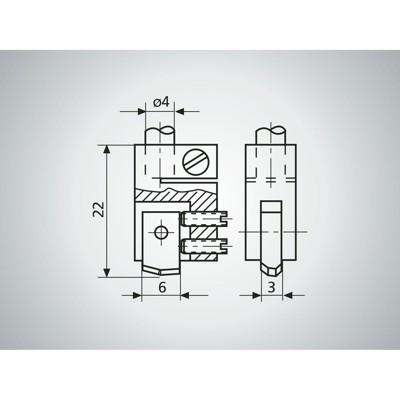 Mahr - 910 H Messaufsatz mit M2,5 Hartmetallschneide