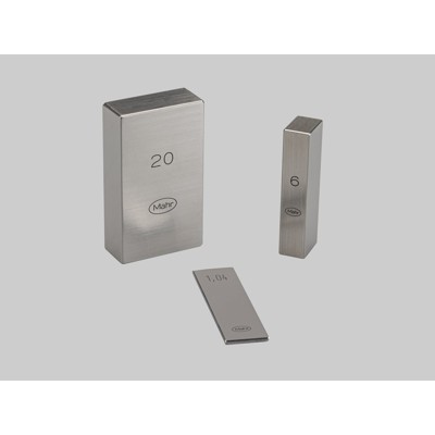 Mahr - 417/1 Parallelendmaß Stahl >100-125 mm/1µm im Etui m.Kali