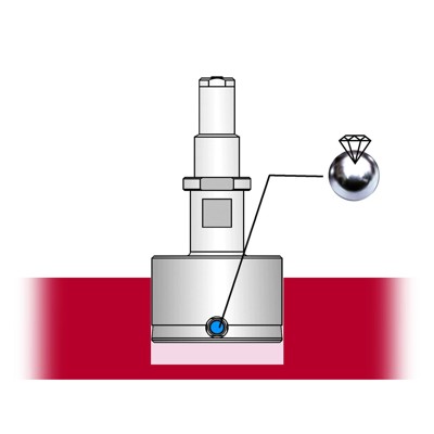 Mahr - 844 D-D Messdorn >20-30 mm Messfl. aus Diamant, M10 x 1
