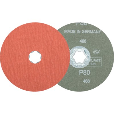 PFERD - COMBICLICK Korund Fiberscheibe Ø 125 mm A-COOL80 für Edelstahl