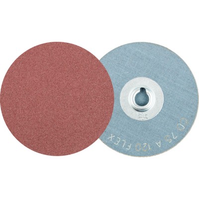 PFERD - COMBIDISC Korund Schleifblatt CD Ø 75 mm A120 FLEX für Werkzeug-und Formenbau